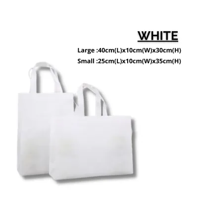 A4 A3 Non Woven Bag Tote Bag / Shopping Woven Bag / Gift Bag / Doorgift Bag / Go Green bag / Eco Bag
