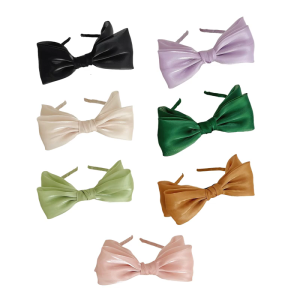 Chân váy lưới thanh lịch Bowtie Headband cao Skull hairband ren pháp Bowknot hairhoop cho nữ teaparty tóc hình trang trí