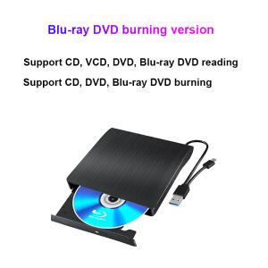 External Blu-ray Drive Blu-ray Player External CD DVD Burner USB 3.0 Type-C BD/CD/DVD Reader/Writer