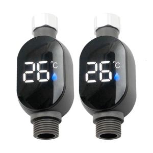 Waterproof Bath Thermostat Shower Temperature Meter LED Digital Display Water Temperature Meter Easy to Install
