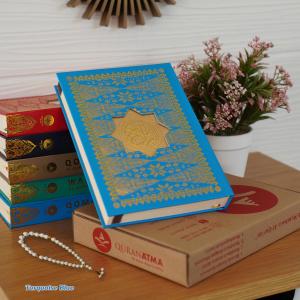 AL-QURAN MOTIF SONGKET SUMATERA + BUKU SAKU AL-MATSURAT. FREE TASBIH MUTIARA PREMIUM