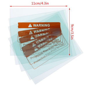 Set of 5 Welding Lens Protective Film Welding Engineering Glasses Industry