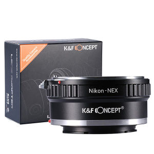 K&F Concept NF to E Lens Adapter Nikon F Ai AiS to Sony E for Sony a5000 a6000 a6400 A7C A7C2 A1 A9 A7S A7R2 A73 A7R4 A7R5