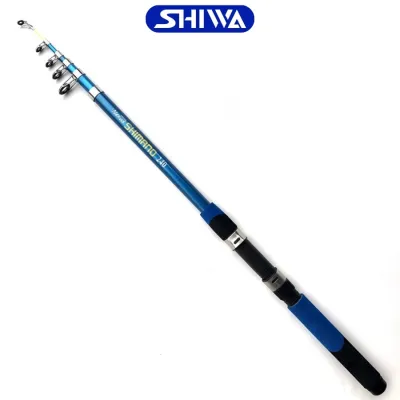 Bộ Cần Câu Máy Đứng Giá Rẻ - Cần Câu Cá Rút Gọn Đủ Size 1M8/2M1/2M4/2M7/3M Phù Hợp Câu Sông Câu Ngâm Câu Lance - SHIWA