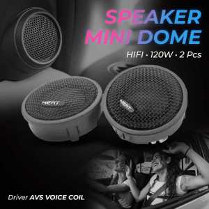 COD NERTZ Speaker Mini Dome Tweeter Loudspeaker Mobil HiFi 120W 2 PCS HT25 / Speaker Mini Dome Tweeter Pintu Mobil Full Bass Komplit Pick Up