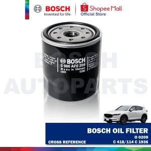 Bosch Oil Filter for Mazda CX-5 Diesel 4WD 2017 to 2018
