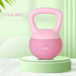 Kettlebell นิ่ม โยคะ ดัมเบล Kettlebell แบบนิ่ม 4/5/6KG PVC กันลื่น สำหรับฝึกซ้อมที่บ้าน ดัมเบลปรับระดับได้