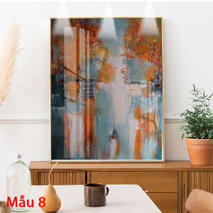 Tranh Laminate Tráng Gương - Tranh Treo Tường Nghệ Thuật Sơn Dầu Trừu Tượng
