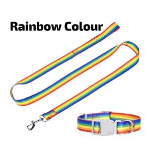 Colour Walking Dog Rope Large Medium And Small Dog Traction Rope Snap On  Collar Nylon Dog Strap