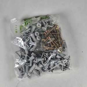 [PACK] Fisher Angkur Nilon Sekrup Dowel Plug Self Drilling Drywall Anchor Skrup Baut RBZ02
