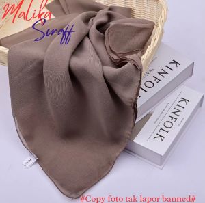 MUTIARA CAHAYA KERUDUNG - Hijab Segi Empat Bella Square - Kerudung Bella Square Polos Bahan POllycotton - Jilbab Segi4 Bella Square