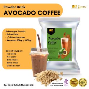 Bubuk Minuman PLAIN - AVOCADO COFFEE Powder Drink Reguler Alpukat Kopi