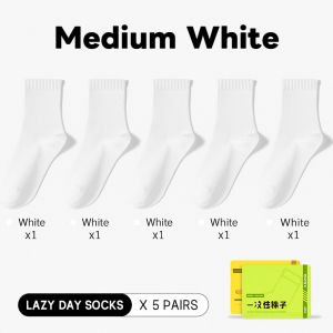 Disposable Socks Soft Elastic Non Slip Breathable Travel Hotel Gym Home Use Hygienic Lightweight Comfortable