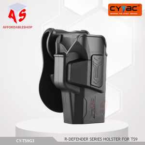 CYTAC R-Defender Series Tactical Right Hand Paddle Holster TS9  High-tech Polymer