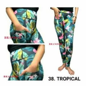Brandor - HIGH WAIST LEGGING - 2 SIDE POCKET  ( SOCLG38 )
