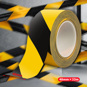 Yellow Black Floor Marking Tape Conspicuity Caution Mark Durable Black Yellow Warning Tape Floor 黑黄警示胶带