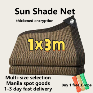 【 8X Heavy Duty 】95+ UV resistant sun shade net 4mx9m Black/Brown outdoor thick Encrypted High Quality Greenhouse cover