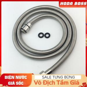 Vòi sen tắm HODA BOSS 100% INOX 304 bát sen dày - Tay sen tắm tăng áp tia min cao cấp không gỉ sét