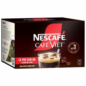 Nescafe Café Việt Cà Phê Đen Đá hộp 240g (15 gói x 16g)