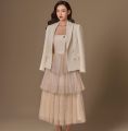 Áo Khoác Dạ Tweed Nữ Dáng Dài Cao Cấp Beloved - Estella Tweed Jacket. 