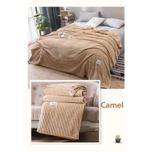 Blanket Queen/King/Super King Size Flannel Velvet Plush Throw Blanket Sofa Office/Bedding Soft Blanket/Sofa Blanket