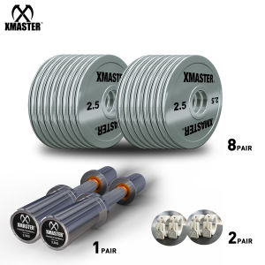 XMASTER Loadable Dumbbell SET Mini Barbell Fitness gym set exercise equipment at home max-load 120KG  CrossFit bodybuilding ROGUE  ELEIKO