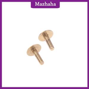 Mazhaha 2Pcs Copper Watch Dial Feet 0.64 0.69 0.74 0.79 0.94mm Stem Watch Movement Repair Watch Replacement Spare Parts Accessories