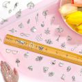 400Pcs Charms for Jewelry Making, Assorted Enamel Bracelet Bangle Charms, Mixed Bulk Metal Necklace Earring Charm for Jewelry Making. 