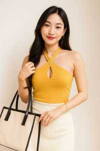 Mira Classy Criscross top for women strechable fit small to large