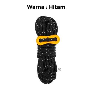 Tali Tenda Camping Paracord Reflektif Outdoor Serbaguna 4 mm - 4 Meter