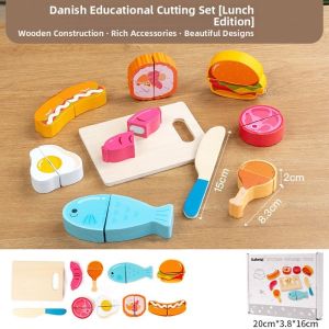 SG STOCK Wooden Play Food for Kids Kitchen Cutting Fruits Toys Pretend Vegetables Gift for Boys Girls Educational Toys