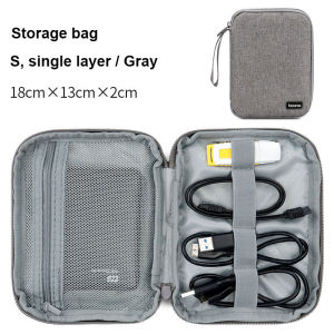 Huife Cable Organizer Bag Cable Storage Bag Headphone Case Travel Accessories Digital Pouch Electronic Gadget Organizer