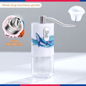 BINCOO Manual Steel Core Grinder Coffee Bean Grinder Portable Artistic Graffiti Version