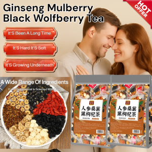 🔥Hot Slae🔥Mens Solid Eight Treasures Tea Ginseng Mulberry Tea Black Goji Berry Tea  Herbal Tea Bags Triangular Sachets Herbal Tea For Energy Immunity  Tea For Vitality Eye Health Natural Herbal Supplement Nourishing Blend