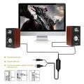 Smart Hi-Fi Bass Wooden Speaker Multimedia 3D Stereo Music Simple Retro Speaker Subwoofer Soundbar with USB Volume Control 3.5mm Audio Plug for Computer TV Laptop Tablet Smartphone Music Player Penceramah Muzik 音箱 音响. 