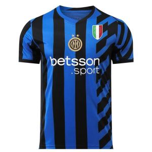 Áo Đấu Của Inter Milan 24-25 Inter Milan Sân Nhà Số 10 Lautaro/Số 23 Barrera Đồng Phục Huấn Luyện Bóng Đá Sân Khách