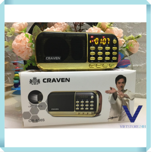 Loa CARAVEN CR-836 Nghe Nhạc UsbThẻ Nhớ Đài Radio FM