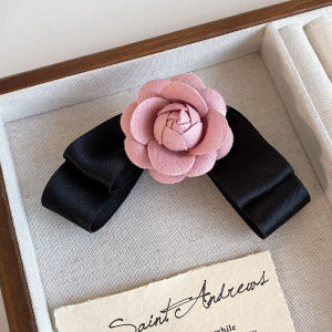 กิ๊บติดผมโบว์ดอกเคมีเลีย สไตล์เรโทร สำหรับผู้หญิง ยอดฮิต