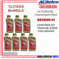 ACDELCO AUTOMATIC TRANSMISSION FLUID DEXRON-VI 7LITERS BUNDLE Chevrolet Trailblazer/Colorado. 
