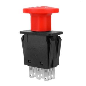 10Amp Emergency Brake Switches Clutches Switches Replacement Suitable for Tractor Mower Electrical Component 6201 Series