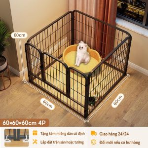 Hàng rào cho chó dành cho mọi kích cỡ (nhỏ vừa lớn) Cổng lồng chó trong nhà Chuồng nhà cho chó