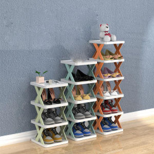 Portable Simple Style Multifunction Shoe Rack Home Living Room Multilayer Space Savers Shoe Box Storage Rack DIY Detachable Cheap 03