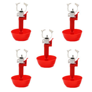 1/2/5Pcs Poultry Water Drinking Hanging Cups Chick Automatic Fowl Drinker Fountain Waterer for Farm Accessories