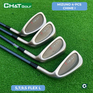 Bộ gậy golf sắt nữ Mizuno Chime i 4 cây 579S Flex L sáng đẹp nhập khẩu nhật
