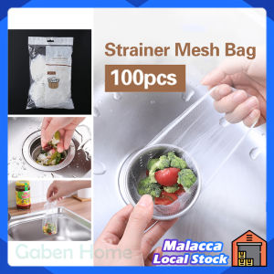 100pcs/pack Filter Bag Kitchen Sink Strainer Garbage Bag Disposable Anti-Clogging Bathroom Hair Filtering Rubbish Bag | Gaben Home