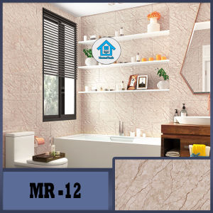 HT Wallpaper Dinding Marble 60 cm x 30cm / Wallfoam Stiker Marbel Anti Air