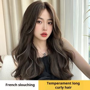 ciuciu Natural Fluffy Full Head Long Curly Hair Wig Set