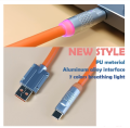 ZIFRIEND Type C Mechanical Keyboard Coiled Cable USB Keyboard Wire Mechanical Keyboard Aviator Desktop Computer Aviation Connector. 