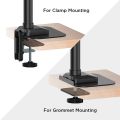 Adjustable Monitor Mount Plate Reinforcement for Enhanced Monitor Stand Stability Supports Various Angles and Heights. 