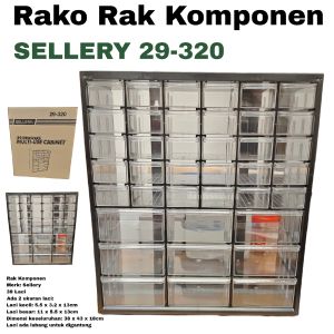 Rako Rak Komponen Sellery 29-320 39 Slot Drawers